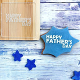 Happy Father's Day (Bold) Raise It Up / Deboss Cookie Stamp