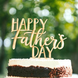 Happy Father's Day (Fun) Cake Topper - Plywood