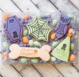 Happy Halloween Emboss 3D Printed Cookie Stamp