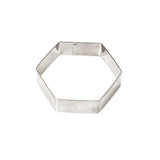 Hexagon Large 7cm Stainless Steel Cookie Cutter
