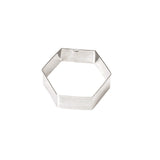 Hexagon Medium 5.7cm Stainless Steel Cookie Cutter