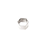 Hexagon MINI 3.2cm Stainless Steel Cookie Cutter