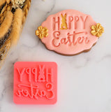 Hoppy Easter Emboss 3D Printed Cookie Stamp