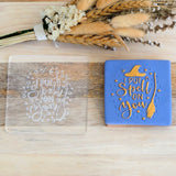 I put a Spell on you Raise It Up / Deboss Cookie Stamp