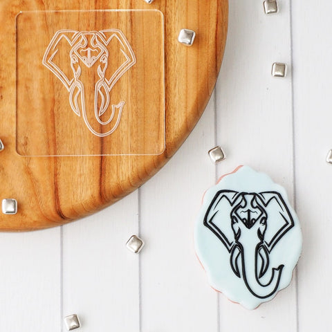 Jungle Elephant Raise It Up / Deboss Cookie Stamp - End of Line