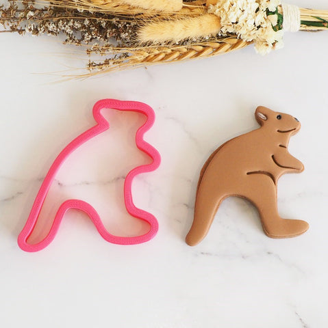 Kangaroo 3D Printed Cookie Cutter