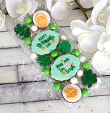 St. Patricks Day "Kiss Me I'm Irish"  Raise It Up / Deboss Cookie Stamp