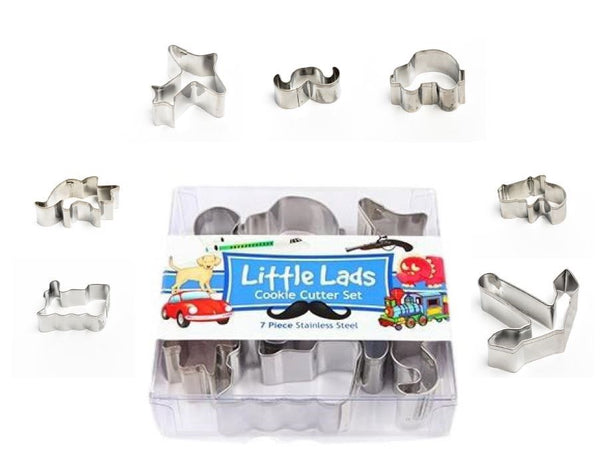 Little Lads Boxed Mini Cookie Cutter Set 7pce