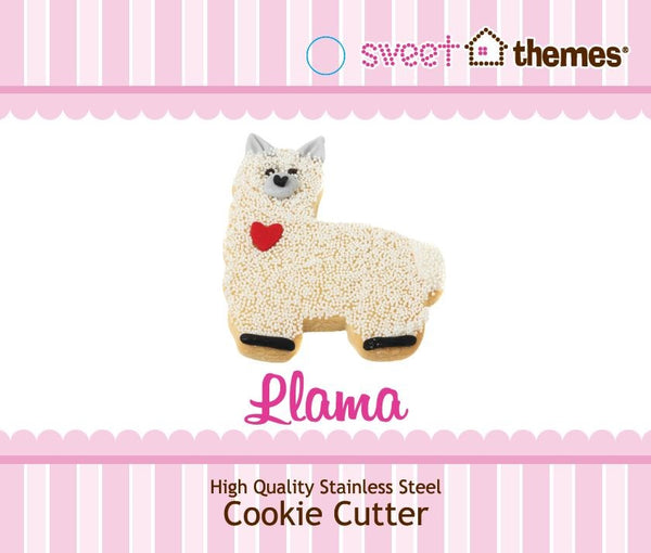 Llama Stainless Steel Cookie Cutter with Swing Tag