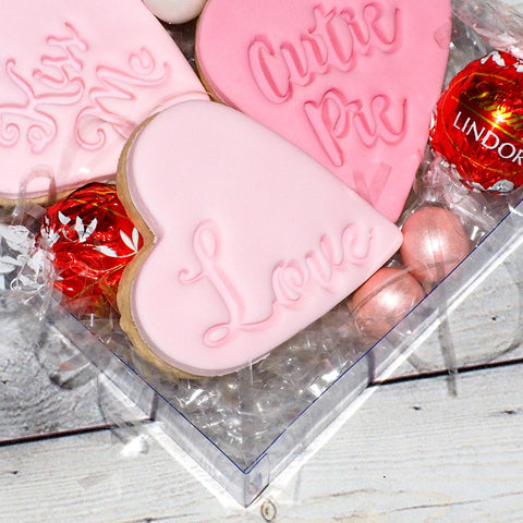 Love (Funky) Emboss 3D Printed Cookie Stamp