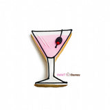 Martini Glass Stainless Steel Cookie Cutter
