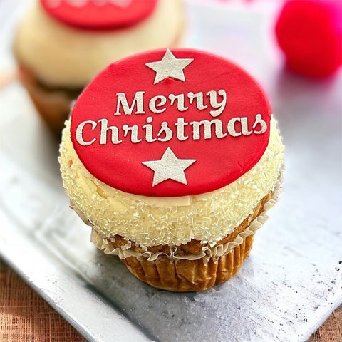 Merry Christmas Cookie / Cupcake Stencil