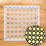 Moroccan Tile & Diamonds Cookie Stencil