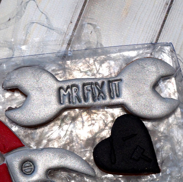 Mr Fix It Emboss 3D Printed Cookie Stamp