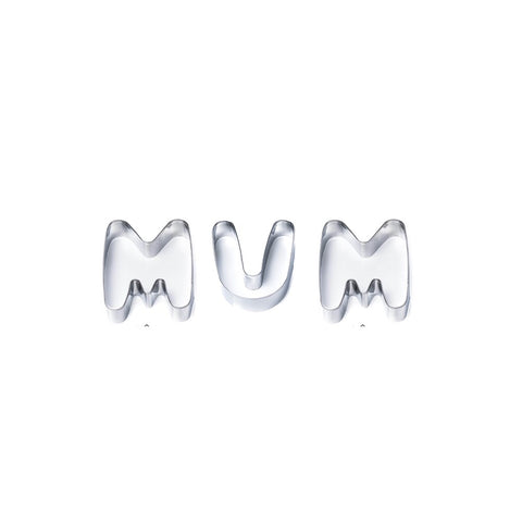 Mum Stainless Steel Cookie Cutter Set  (2 pce) - End of Line Sale