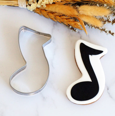 Music Note Stainless Steel Cookie Cutter