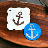 Ocean Anchor Cookie / Cupcake Stencil