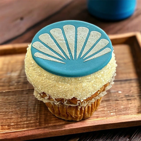 Ocean Clam Shell / Fan Cookie / Cupcake Stencil