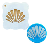 Ocean Clam Shell / Fan Cookie / Cupcake Stencil