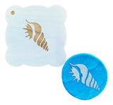 Ocean Cone Shell Cookie / Cupcake Stencil