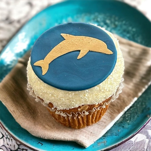 Ocean Dolphin Cookie / Cupcake Stencil