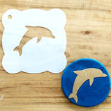 Ocean Dolphin Cookie / Cupcake Stencil