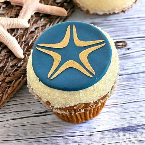 Ocean Starfish Cookie / Cupcake Stencil