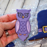 Owl (Stamp Set) Emboss 3D Printed Cookie Stamp  + Stainless Steel Cookie Cutter