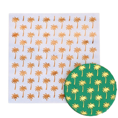 Palm Tree Cookie Stencil