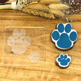 Paw Prints (Detail Only) Raise It Up / Deboss Cookie Stamp