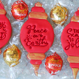 Peace on Earth Emboss 3D Printed Cookie Stamp