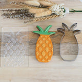 Pineapple (Stamp Set) Raise It Up / Deboss Cookie Stamp + Stainless Steel Cookie Cutter