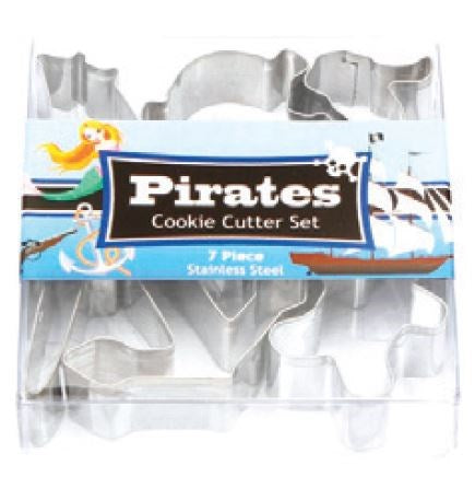 Pirates Playdough / Clay Craft Cutter Set 7pce