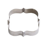 Plaque Square Scroll Stainless Steel Cookie Cutter