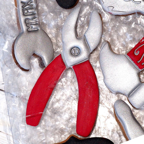 Pliers (Detail Only) Emboss 3D Printed Cookie Stamp