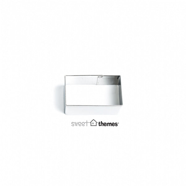 Rectangle 3.1cm x 5.2cm Stainless Steel Cookie Cutter