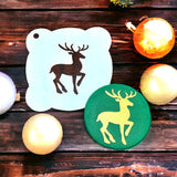 Reindeer Cookie / Cupcake Stencil