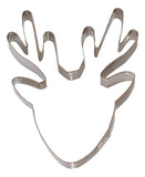 Reindeer Face / Head Stainless Steel Cookie Cutter