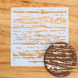 Rustic Wood Panel Cookie Stencil