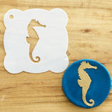 Seahorse Cookie / Cupcake Stencil