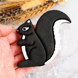 Squirrel / Skunk (Stamp Set) Emboss 3D Printed Cookie Stamp + Stainless Steel Cookie Cutter