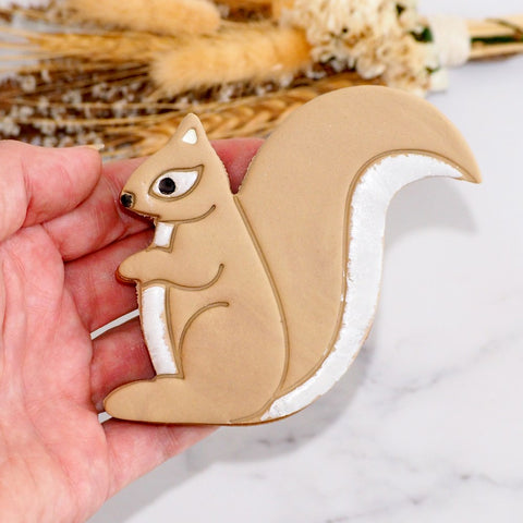 Squirrel / Skunk (Stamp Set) Emboss 3D Printed Cookie Stamp + Stainless Steel Cookie Cutter