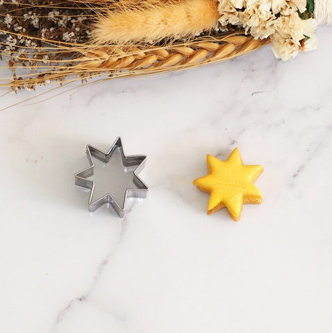 Star 7 Pt or Commonwealth Star MINI 3cm Stainless Steel Cookie Cutter