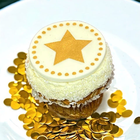 Star in circle Cookie / Cupcake Stencil