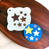 Stars Collection Cookie / Cupcake Stencil