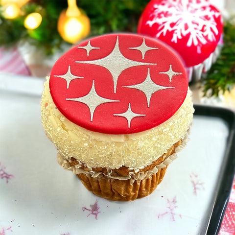 Stars Sparkling Cookie / Cupcake Stencil