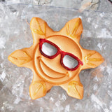 Sun Face Emboss 3D Printed Cookie Stamp