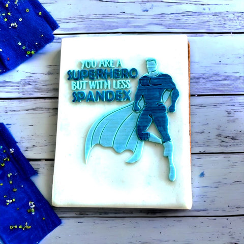 Superhero but with less Spandex Raise It Up / Deboss Cookie Stamp