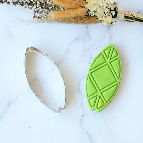Surf Board Stainless Steel Cookie Cutter
