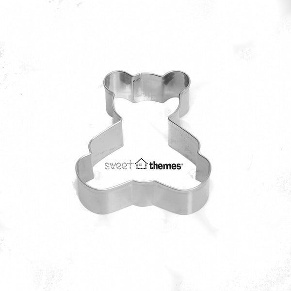 Teddy Bear Sitting Stainless Steel Cookie Cutter